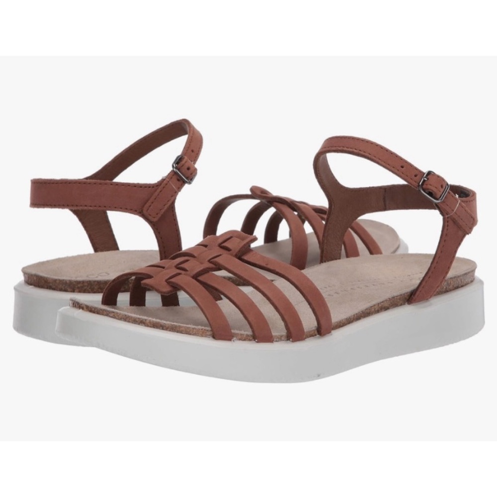Ecco Womens Corksphere Ankle Strap Sandals Size 41 US Size 10